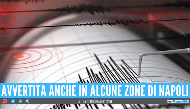 Scossa di terremoto tra Napoli e Pozzuoli, allerta social: “Sentita forte”