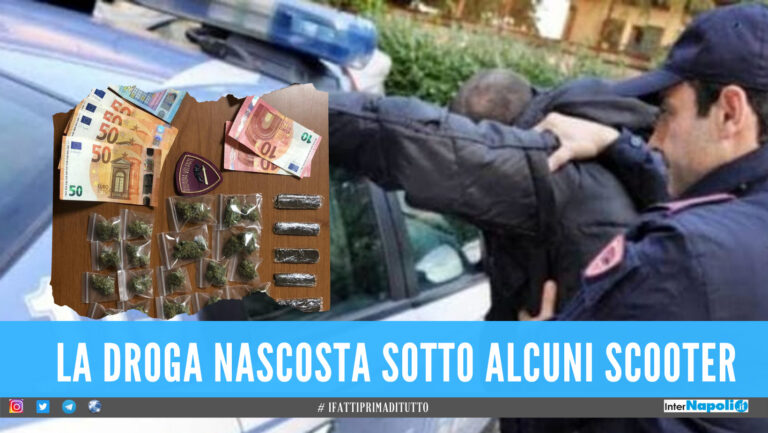 Blitz a Scampia, sorpreso con dosi di erba e fumo: arrestato
