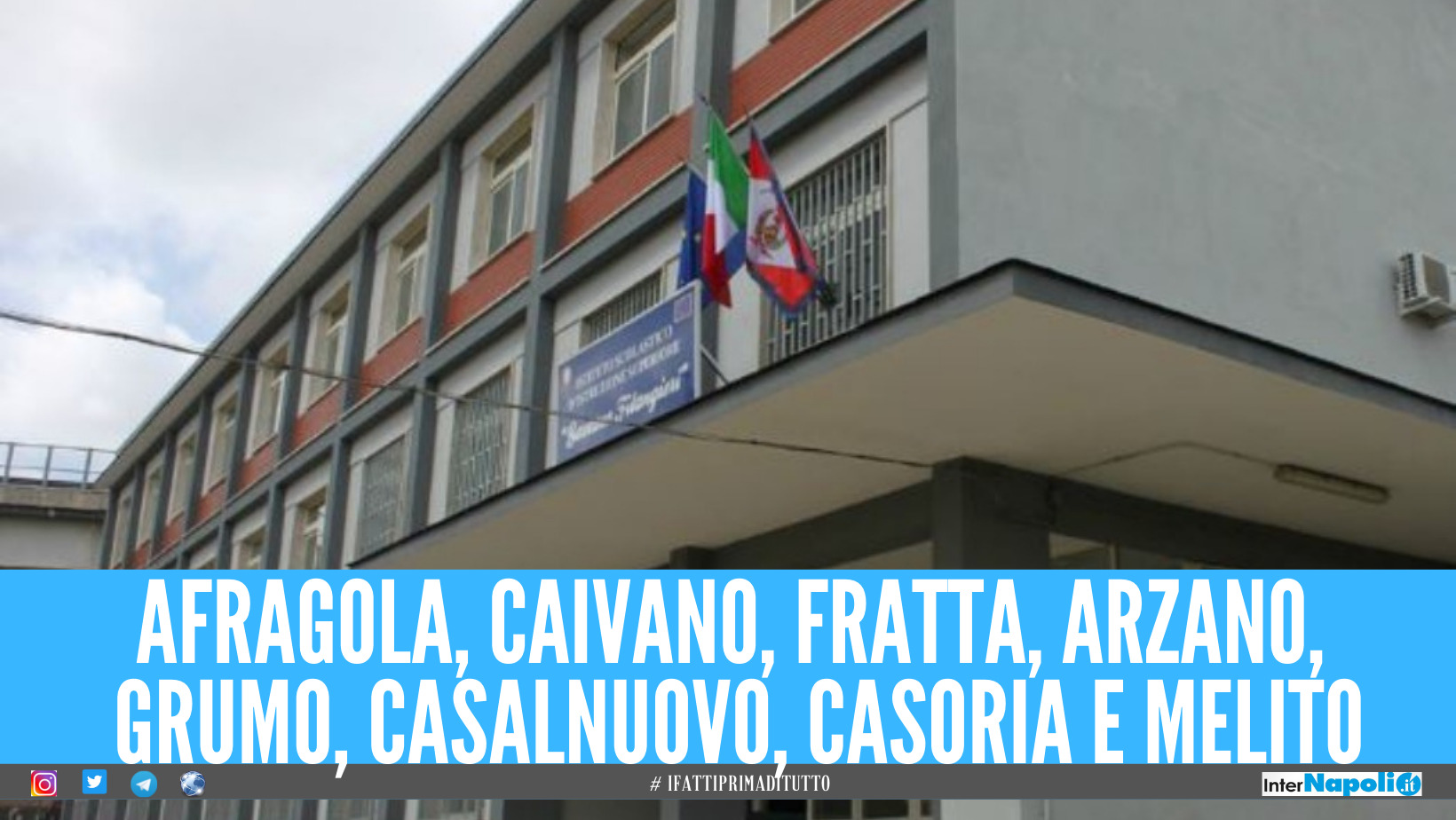 Afragola, Caivano, Frattamaggiore, Arzano, Grumo Nevano, Casoria, Casalnuovo e Melito.
