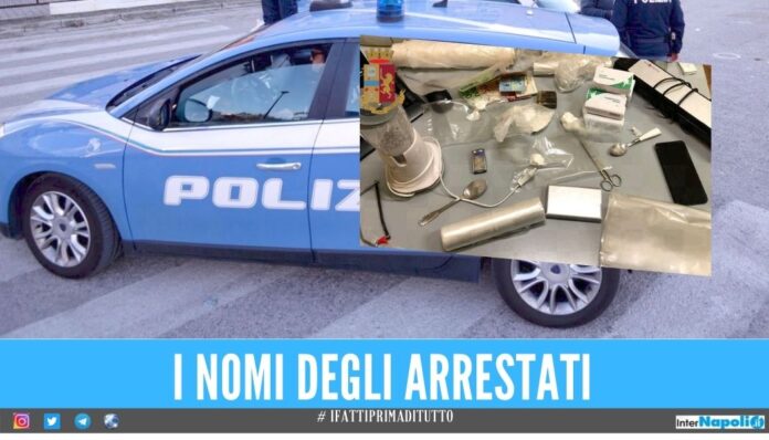 Arrestati uomo del clan De Luca-Bossa e il complice cocaina nascosta in casa