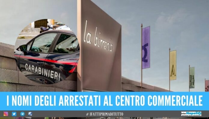 Beccati con la sega elettrica al centro commerciale La Birreria, arrestati dopo la furto