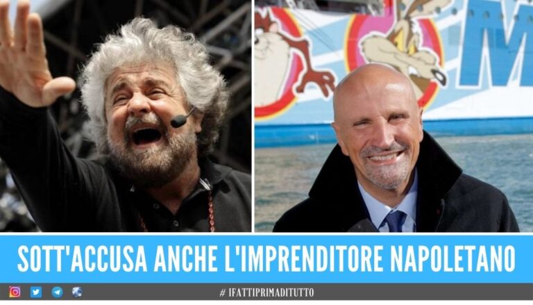 Beppe Grillo indagato per i contratti pubblicitari con la Moby, scattano le perquisizioni