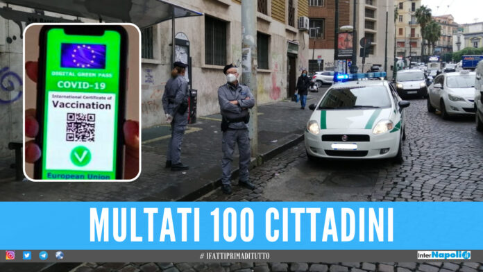 Controlli Super Green Pass Napoli