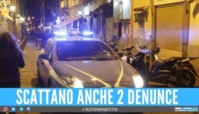 polizia Controlli tra i baretti e via Toledo, oltre 90 persone senza mascherina