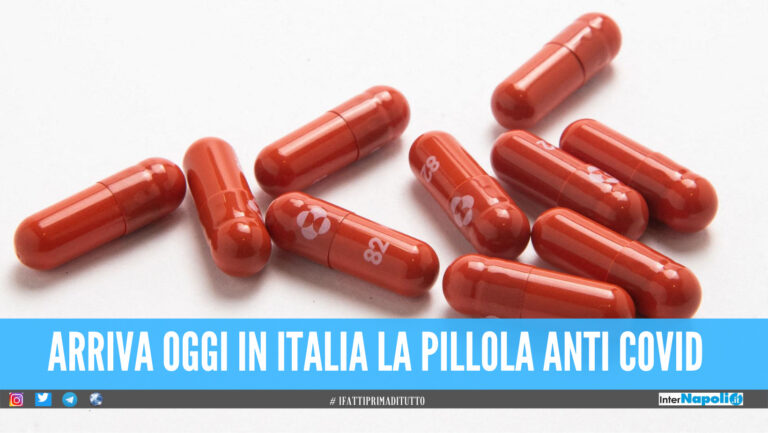 Da oggi arriva in Italia la pillola anti-Covid della Merck, va presa per 5 giorni