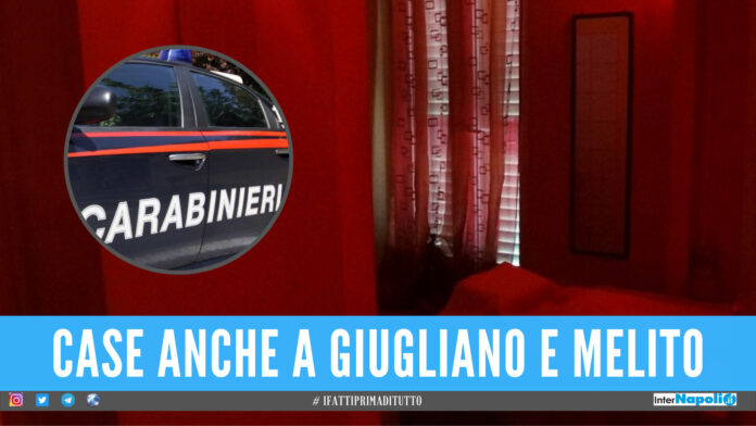 Scoperta ad Aversa la casa della prostituzione della camorra, dopo gli arresti scatta il sequestro