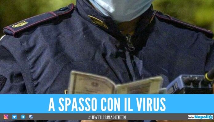 Beccato a girare in auto con gli amici a Napoli: era positivo al covid