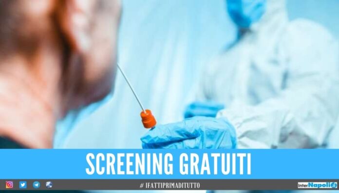 Parco Verde di Caivano, camper per i tamponi gratis in chiesa