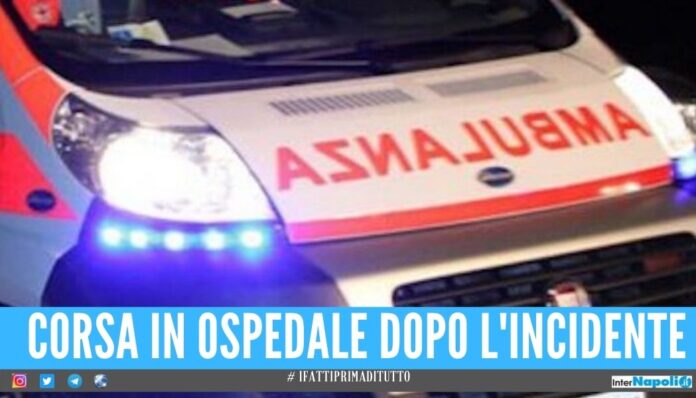 investita ambulanza sera notte incidente