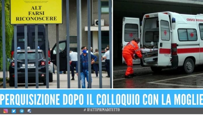Nascondeva un telefonino nell'ano, ricoverato detenuto di Napoli