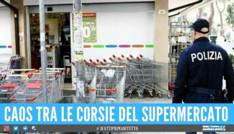Poliziotta aggredita al supermercato, ragazza arrestata a Napoli
