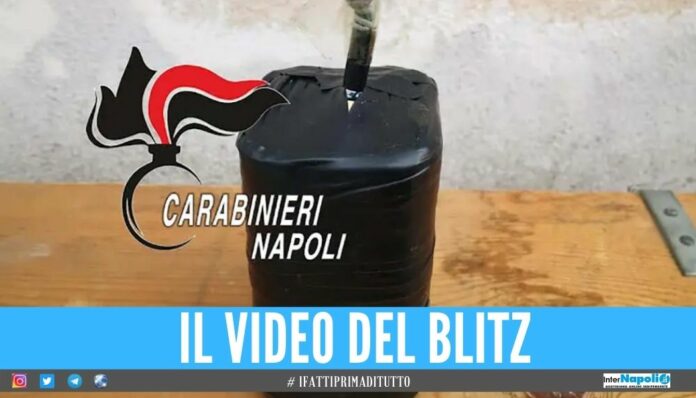 Bomba devastante trovata nel Napoletano, era imbottita di chiodi