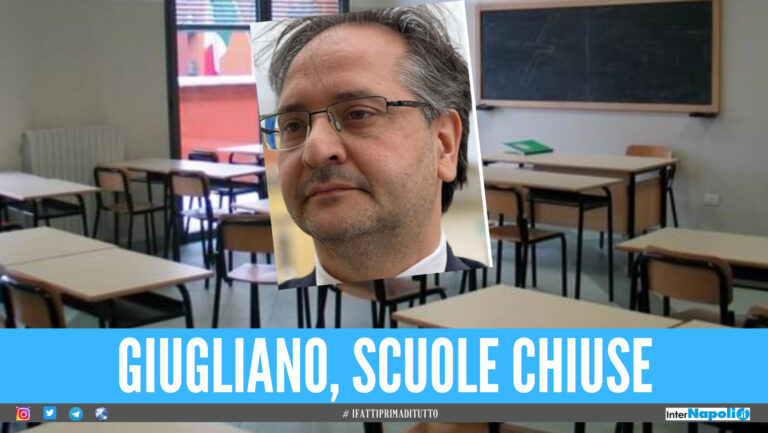 Ufficiale, a Giugliano tutte le scuole chiuse fino al 15 gennaio: ordinanza del sindaco Pirozzi