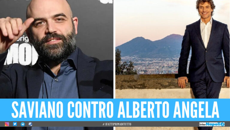 Saviano contro la trasmissione di Alberto Angela: “Napoli città piena di crepe e cicatrici, questa è la realtà”