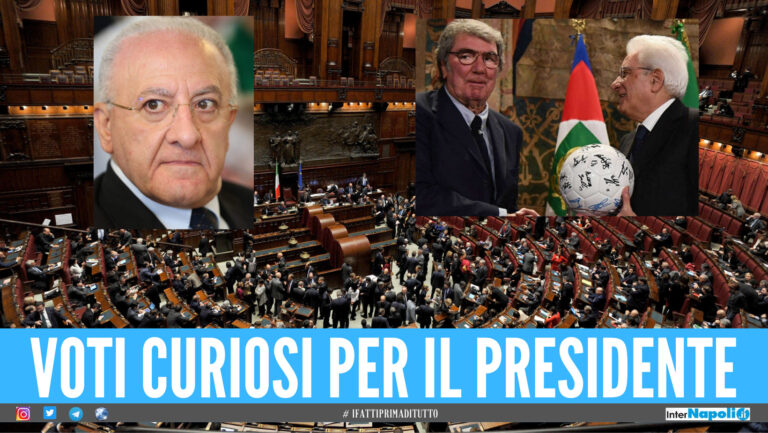 Nuovo presidente della Repubblica, voti anche per De Luca e un ex giocatore del Napoli