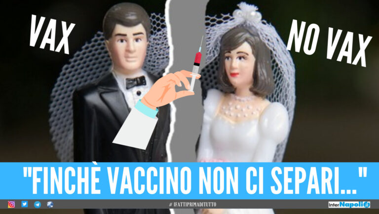 Finché vaccino non ci separi, boom di separazioni tra marito e moglie vax e no vax