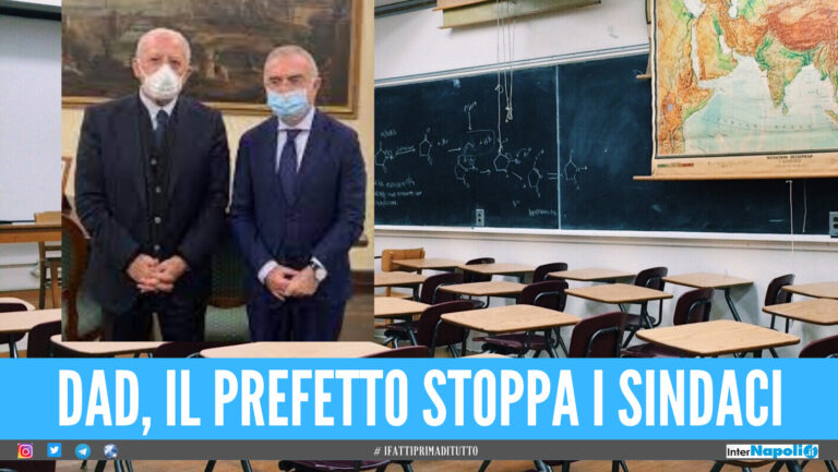 Dad, anche il prefetto di Napoli stoppa i sindaci: “Va utilizzata in casi di estrema necessità e urgenza”