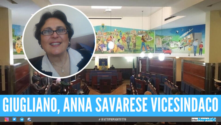 Giugliano. Anna Savarese nuovo vicesindaco, Pirozzi spera di placare i malumori in maggioranza