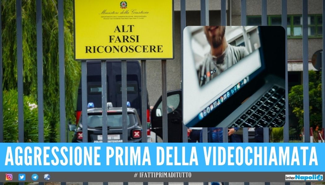 Detenuto lancia lo sgabello contro l'agente nel carcere di Santa Maria Capua Vetere