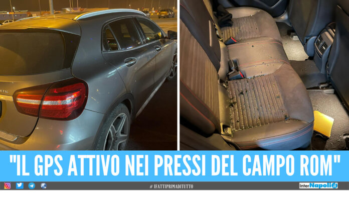 Furto Mercedes parcheggio ex Auchan