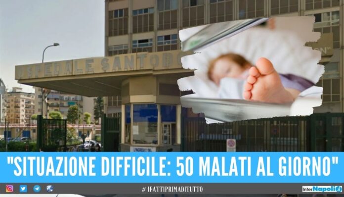 Il reparto del Santobono è pieno, 20 bimbi ricoverati per colpa del covid