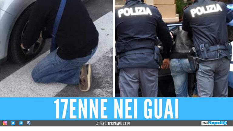 Ladro pneumatici Scampia