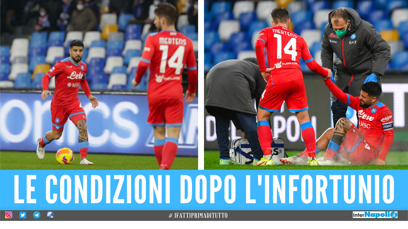 Lorenzo Insigne contro la Sampdoria