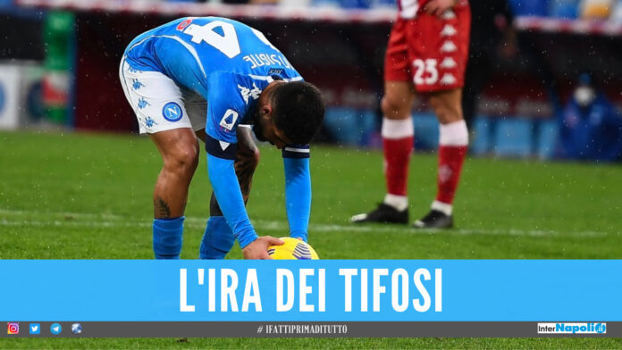 Lorenzo Insigne, rigore contro la Fiorentina
