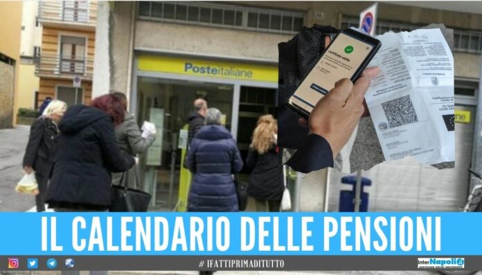 Pagamento anticipato delle pensioni a febbraio, scatta l'obbligo del green pass