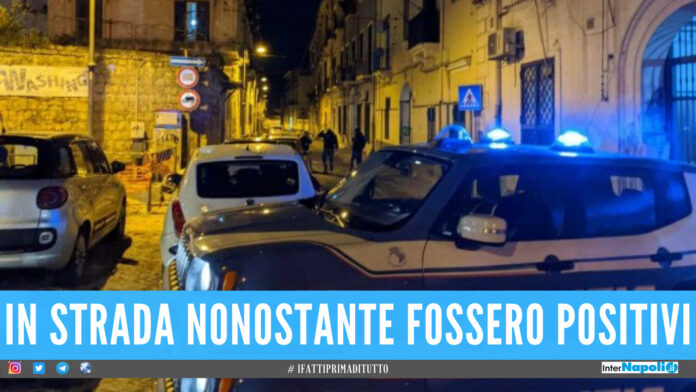 Positivi Covid in strada