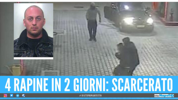 Quattro rapine in due giorni tra Qualiano e Giugliano, scarcerato Frascogna