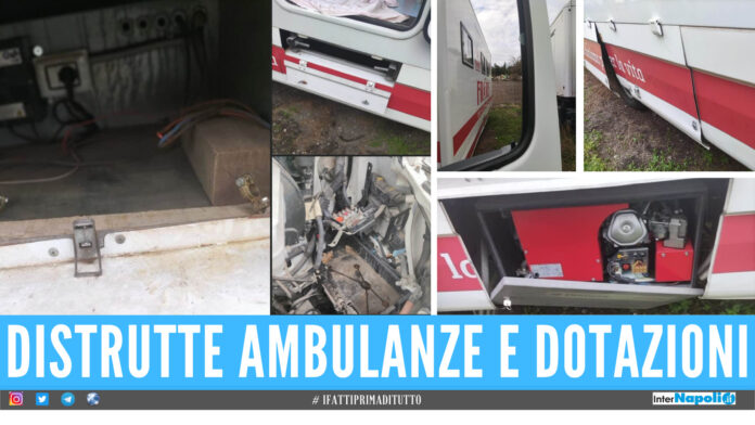 Raid vandalico ai danni dell'associazione Fratres di Torre Annunziata