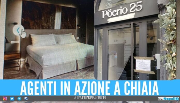 Sequestrato l'hotel Poerio 25 a Napoli, multato il titolare della struttura