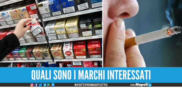 Aumento prezzo sigarette