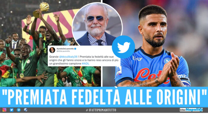Aurelio De Laurentiis, Kalidou Koulibaly e Lorenzo Insigne