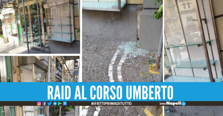 Emergenza criminalità a Napoli, ladri in azione nel noto negozio di calzature al Corso Umberto