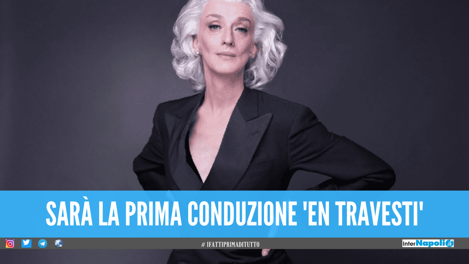 Drusilla Foer, chi è la conduttrice della terza serata di Sanremo: «Farà la storia»
