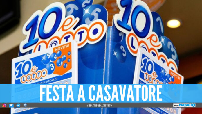 La Dea Bendata bacia Casavatore, gioca 2 euro al 10eLotto e ne vince 250mila