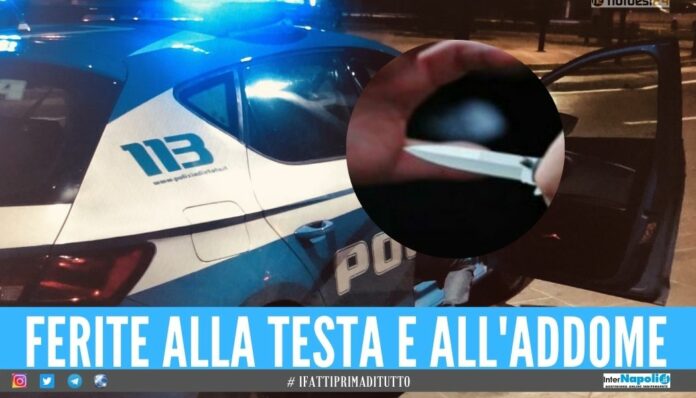 Litigio per una ragazza finisce a coltellate, follia a Casavatore