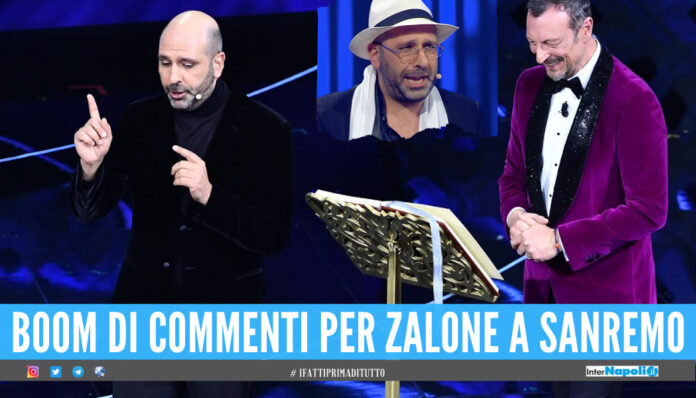 Zalone fa impazzire i social: boom di commenti alla seconda sera di festival