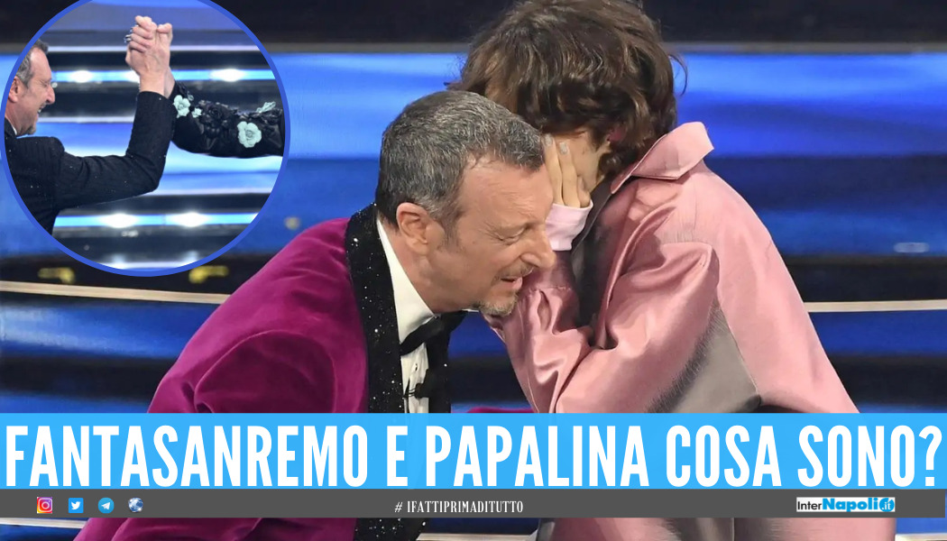 Papalina e FantaSanremo: perchè i cantanti li dicono sul palco?
