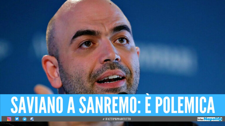 Saviano stasera ospite a Sanremo, ma è già polemica sul suo intervento: “Ha lucrato su mafia e camorra”