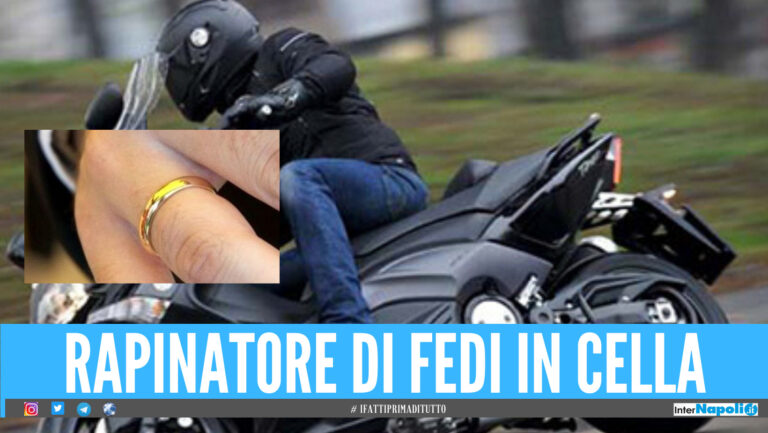 Resta in cella lo specialista delle rapine di fedi nuziali, almeno 5 colpi in provincia di Napoli