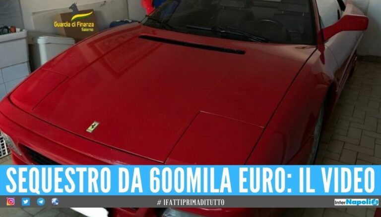 Truffa la Regione Campania e si compra una Ferrari 348 TB