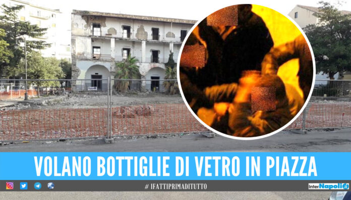 Movida violenta ad Aversa, rissa con bottigliate in piazza: 15enne in ospedale