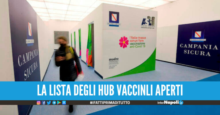 Asl Napoli 2 Nord, chiudono 6 hub vaccinali: niente più dosi a Giugliano, Villaricca, Fratta e Acerra