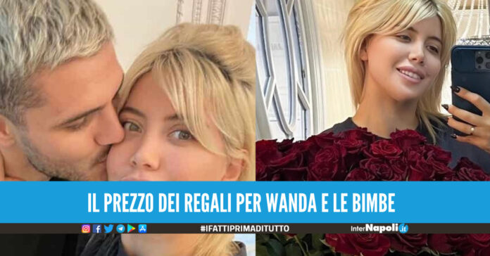 San Valentino di lusso per Icardi e Wanda Nara, il giocatore non bada a spese per moglie e figlie