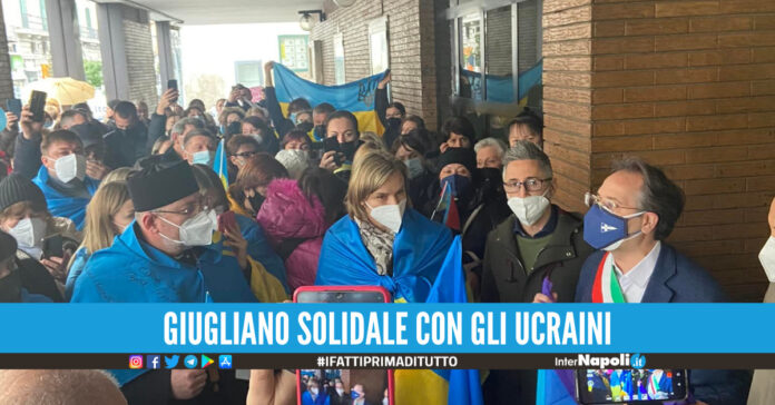 Ucraina, a Giugliano il sindaco Pirozzi incontro la comunità: 