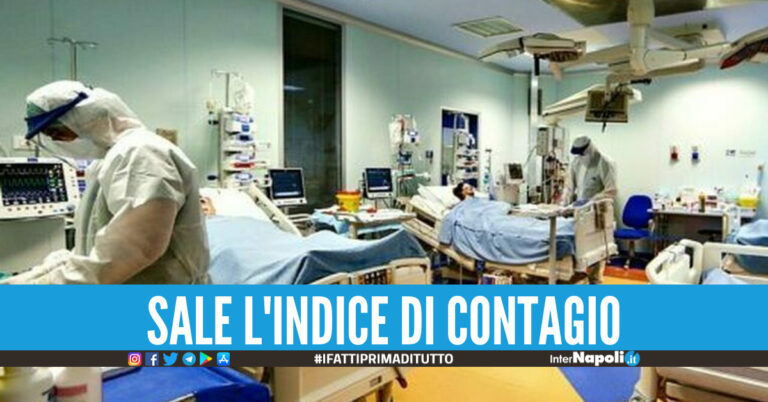 Covid in Campania, calano in nuovi positivi ma aumentano i ricoveri: incidenza al 13%