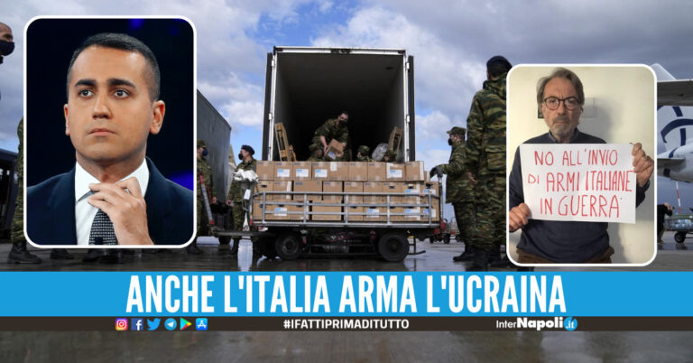 Anche l’Italia ‘scende’ in guerra, armi all’Ucraina ma la politica si divide: “Noi siamo per la pace”